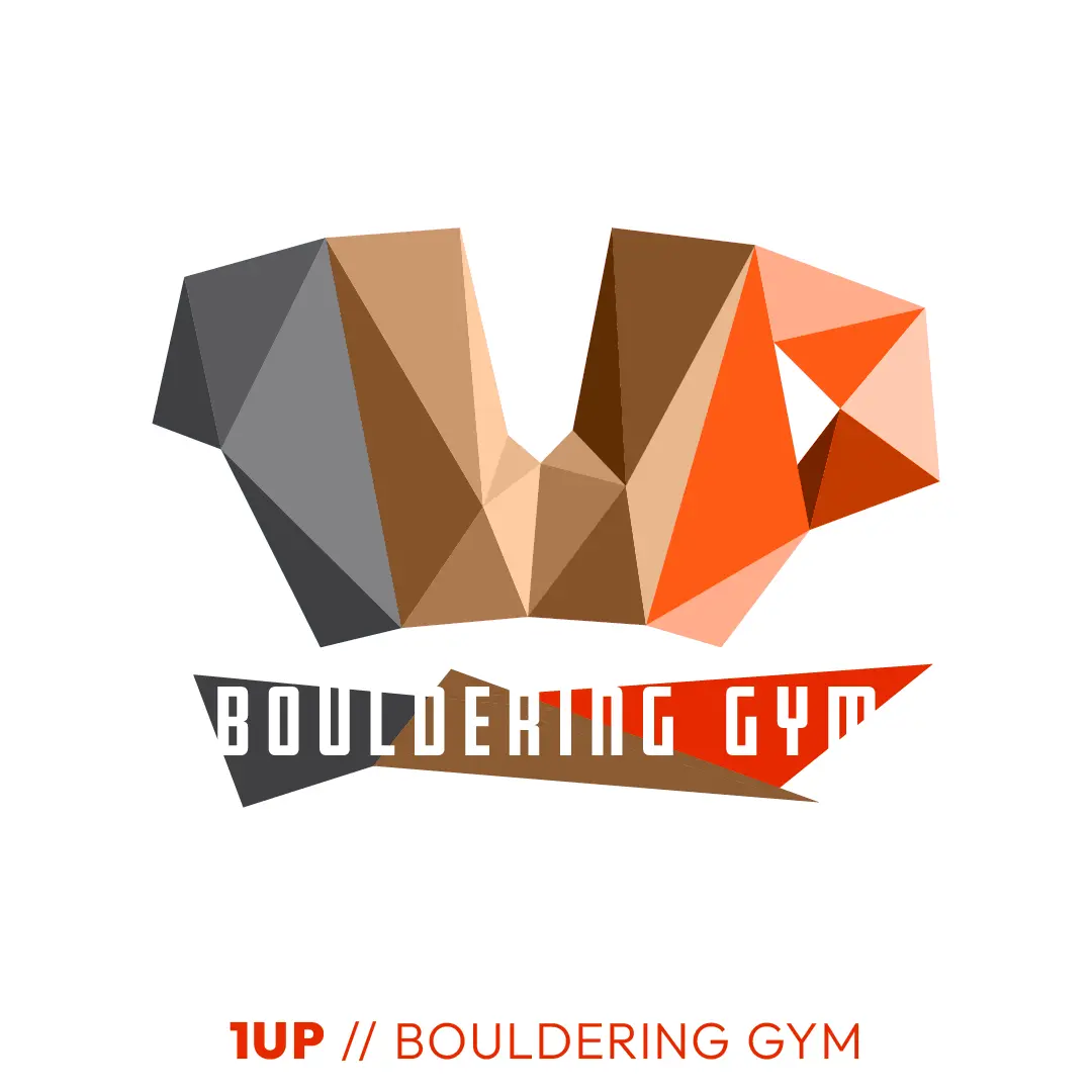1UP - Bouldering Gym - Logo design